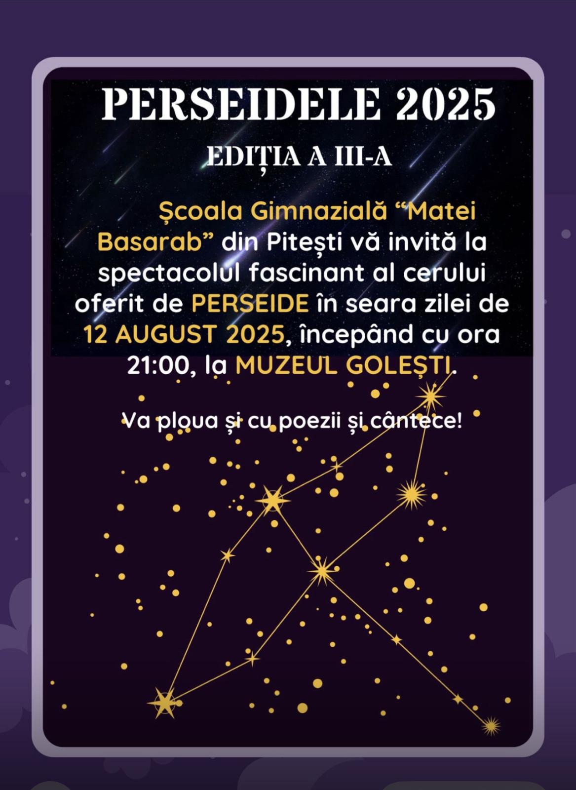 PROIECTUL PERSEIDELE 2025